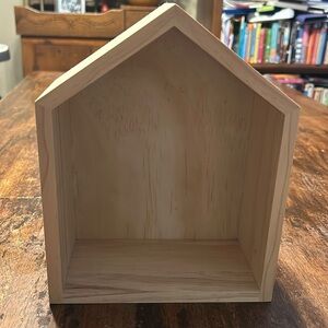 Wooden House Shadow Box